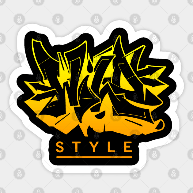 Wild Style Graffiti Sticker by 2wear Grafix